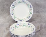 Nikko Floriana Soup Cereal Bowls 7 5/8&quot; Lot of 6 - £111.50 GBP