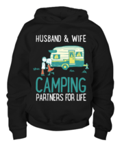 Husband and Wife Camping Partners, black Youth Hoodie. Model 6400014  - £31.96 GBP