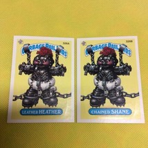 1987 Topps Garbage Pail Kids #326A LEATHER HEATHER &amp; #326B CHAINED SHANE... - £11.76 GBP