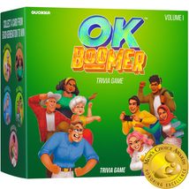 QUOKKA OK Boomer Family Games for Kids and Adults - Board Games for Family Night - £23.21 GBP
