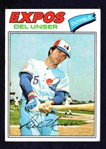  Montreal Expos Del Unser 1977 Topps Baseball Card # 471 vg/ex　  - £0.39 GBP