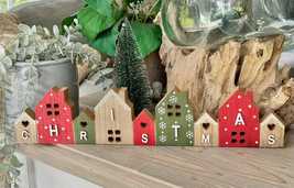 Christmas Festive Houses Scene - 39cm - $29.38 CAD