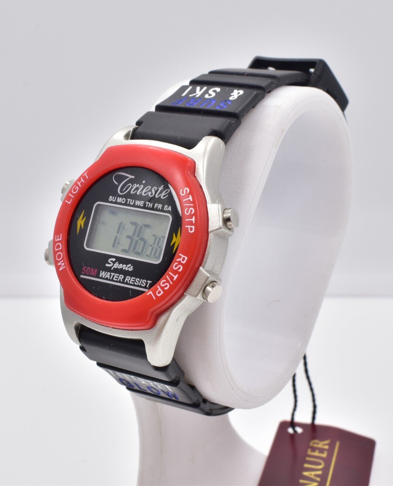 Trieste by Wittnauer Digital Watch Stopwatch Backlight Sport Ladies NOS w/ Box - $58.31