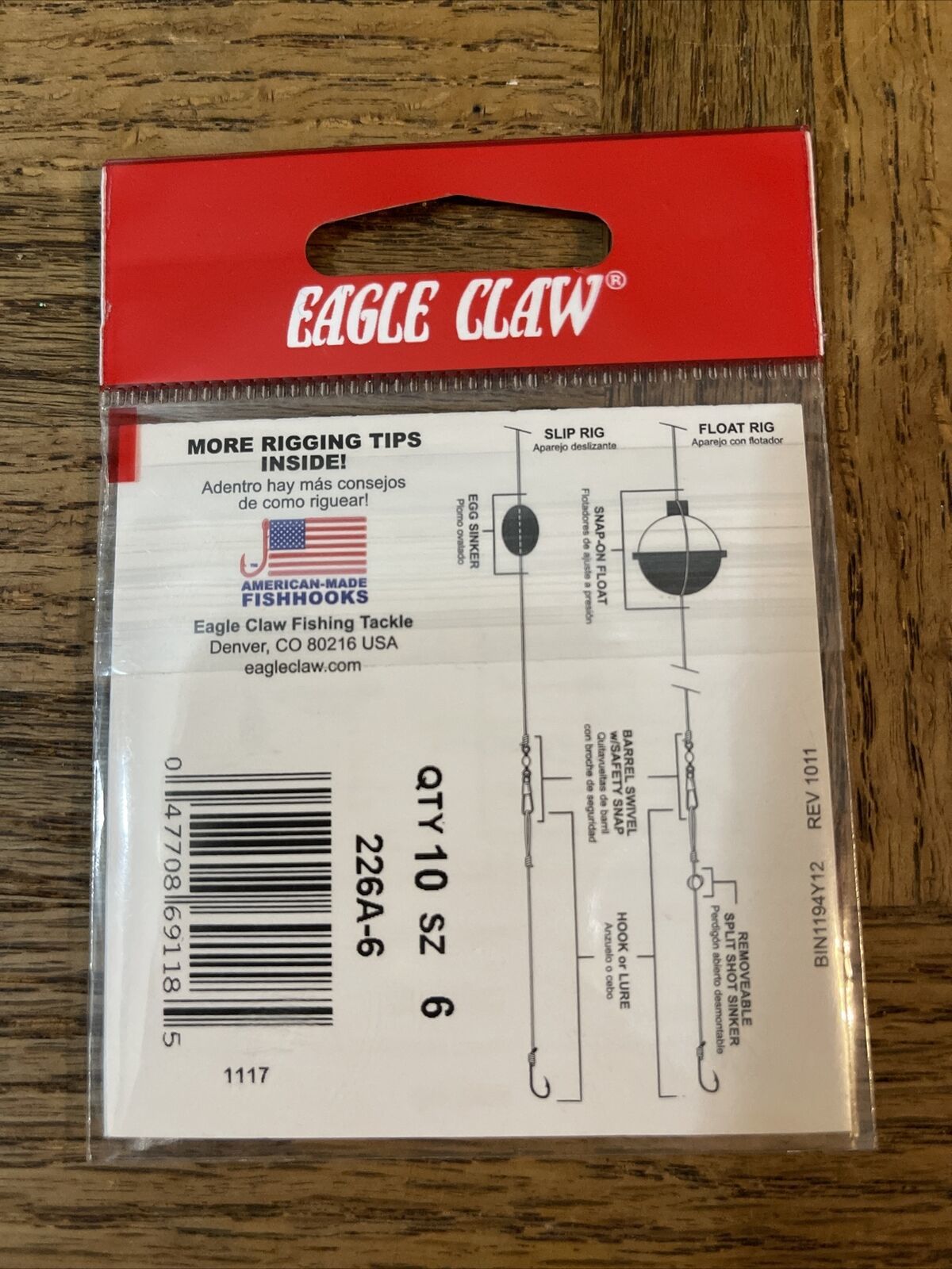 Eagle claw Octopus Hook 226a-6 and similar items