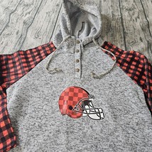 Cleveland browns Womens Hoodie  Size L/XL Extra Large Ladies Brownies DAWGS - $29.99