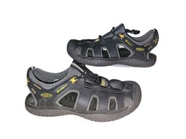 KEEN SOLR High Performance Sport Sandals Black Closed Toe Water Shoes Mens Sz 14 - £32.14 GBP