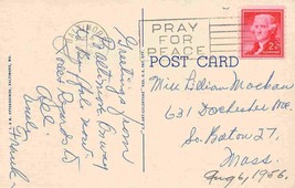 Main Lobby Friendship Airport Baltimore Maryland 1956 linen postcard - £5.42 GBP