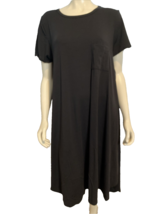 LulaRoe Women&#39;s Carly Knit Dress Black XL - $305.92 MXN