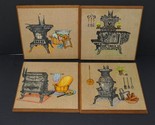 Antique Wood Burning Stove Plaques Kitchen Decor - $22.99