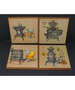Antique Wood Burning Stove Plaques Kitchen Decor - €19,82 EUR