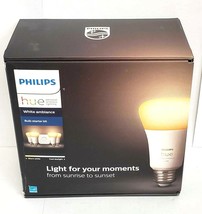 NOB Philips - Hue White Ambiance A19 LED Bulbs Starter Kit - White - £69.76 GBP