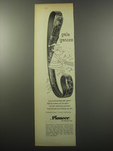 1955 Pioneer Belts Ad - Gala gators - $18.49