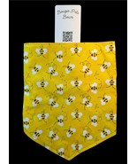 Bougie Pets Bows Bandana Honeybees Yellow Over The Collar - £6.35 GBP