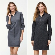 Tommy Bahana Women&#39;s Marled Flip Side Reversible Half-zip Dress Small - $38.61