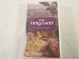Vhs Christian Film 1985 The Holy Land An Incredible Journey [12B5] - £6.03 GBP