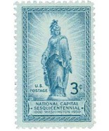 1950 U.S. #989 1950 3¢ Statue of Freedom on Capitol Dome Postage Stamps ... - £0.78 GBP