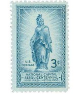 1950 U.S. #989 1950 3¢ Statue of Freedom on Capitol Dome Postage Stamps ... - €0,85 EUR