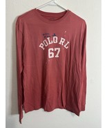 Polo Ralph Lauren Youth Boys Red Long Sleeve Logo 1967 Shirt Size XL (18... - $470.24 MXN
