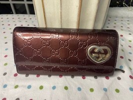Gucci Guccissima Lovely Heart Continental Wallet - $173.25