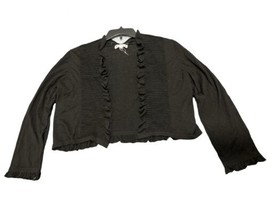 Nanette Lepore Womens Flurry Cardigan Color Black Size Medium - £43.36 GBP