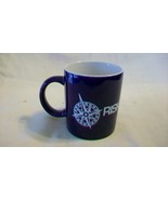 Risk The Journey Compass Cobalt Blue Ceramic Coffee Cup  - $19.00