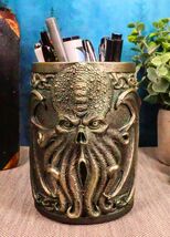Marine Call of Cthulhu Skull Sea Monster Stationery Pen Brush Holder Fig... - $25.99