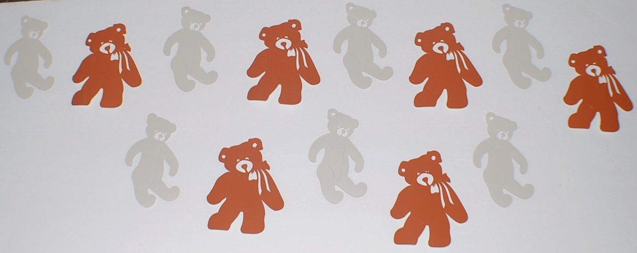 Nursery Wall Decals Teddy Bear Border Babys Room