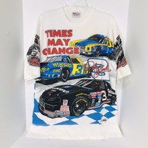 Vintage 1996 Dale Earnhardt #3 Times May Change T-shirt Large Made in USA - £110.75 GBP