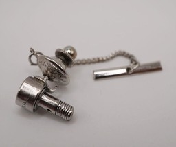 McGill Camrol Needle Bearings Advertising Silver Tone Tie Pin Tie Tack - £19.71 GBP