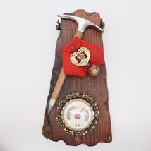 Vintage Swiss Alpine Wall Hanging Thermometer and Key Holder Tyrolean - $14.94