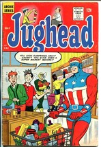 Jughead #132 1966-Archie-only series superhero cover-Shield-Black Hood-Fly-VG+ - £58.46 GBP