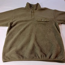 Goodfellow & Co. Men's 1/4 Snap Button Green Pullover Sweatshirt Jacket Size L image 6