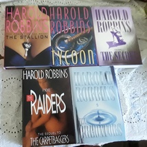 Lot of 5 Harold Robbins Hardcover Novels L 178 - £19.98 GBP