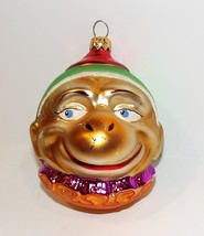 Darling Christopher Radko Glass My Favorite Chimp Christmas Ornament - £20.93 GBP