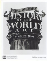 History of the World Part 1 Mel Brooks Title Art Press Photo Movie Still - $6.49