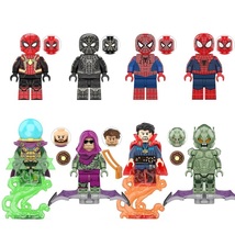 Spider-Man No Way Home Doctor Strange Mysterio Green Goblin 8pcs Minifigures Toy - £14.53 GBP