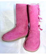 KOOLABURRA By UGG Victoria Tall Girls Size 1 Pink Suede Winter Boots 102... - $26.17