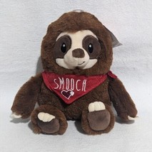 American Greetings Smooch The Sloth Plush 9&quot; with Bandana and Tags HTF - Used - £18.25 GBP