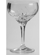 Nachtmann Fleurie Crystal Champagne Glass 4 3/4&quot; Signed Leaves NOS Art N... - £19.71 GBP
