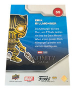 Upper Deck Funko Pop  Marvel Erik Killmonger 59 Platinum Silver - £3.87 GBP