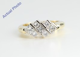 18k Yellow Gold Princess Diamond Ring (1.15 Ct G-H VS Clarity) - $1,558.35