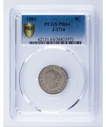 1883 Pattern Nickel Proof J-1714 Graded by PCGS as PR64 - $12,795.58 CAD