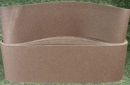 5pc 6 " X 132" 80 Grit Sanding Belt Aluminum Oxide Made In Usa Butt Joint Sand - $84.99