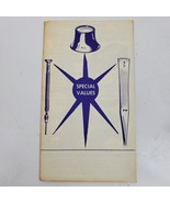 Vintage 1960 Watch Repair Tool &amp; Accessories Pamphlet Ephemera Advertising - $9.00