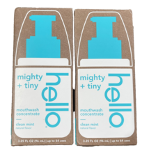 Hello Mighty + Tiny Mouthwash Concentrate Clean Mint 3.25 oz 2 Pack 01/2026 - $12.77
