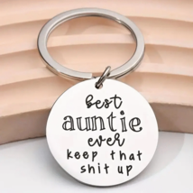 Love Inspiring Message For Auntie Aunt Keychain Key Ring Gift Charm - £15.17 GBP