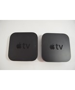 Apple TV 3rd Generation Model A1469 Black Lot of 2 Working w/ 1 Box, 1 R... - £30.26 GBP