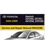 Toyota Avensis 2003-09 Service Repair Manuals (on CD) - $12.00
