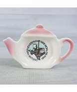 World&#39;s Fair San Antonio Hemisfair 1968 Ceramic Teapot Figure Teabag Hol... - £14.97 GBP