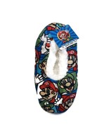 Nintendo SUPER MARIO Luigi Cozy Fuzzy Babba Slipper Socks Shoe Size 13-4... - £13.83 GBP